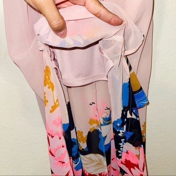 Express NWOT Pink Floral Dress - Picture 11 of 11